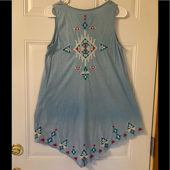 Johnny Was Tunic Top Aztec Southwestern Embroidered Boho Festival - Picture 2 of 9